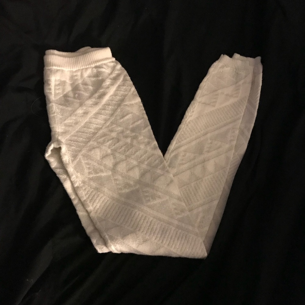 super cozy sparkle plush thermal leggings [nwot]